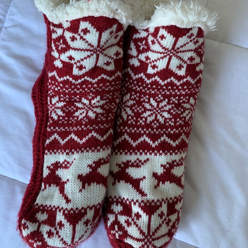 Furry Sock Slippers